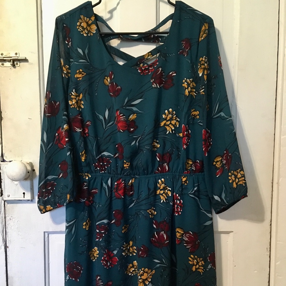 3/4 sleeve dress